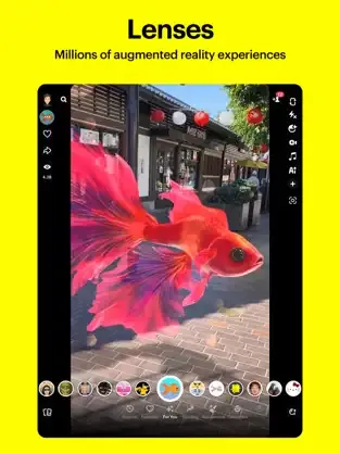 Previous snapchat iPad design