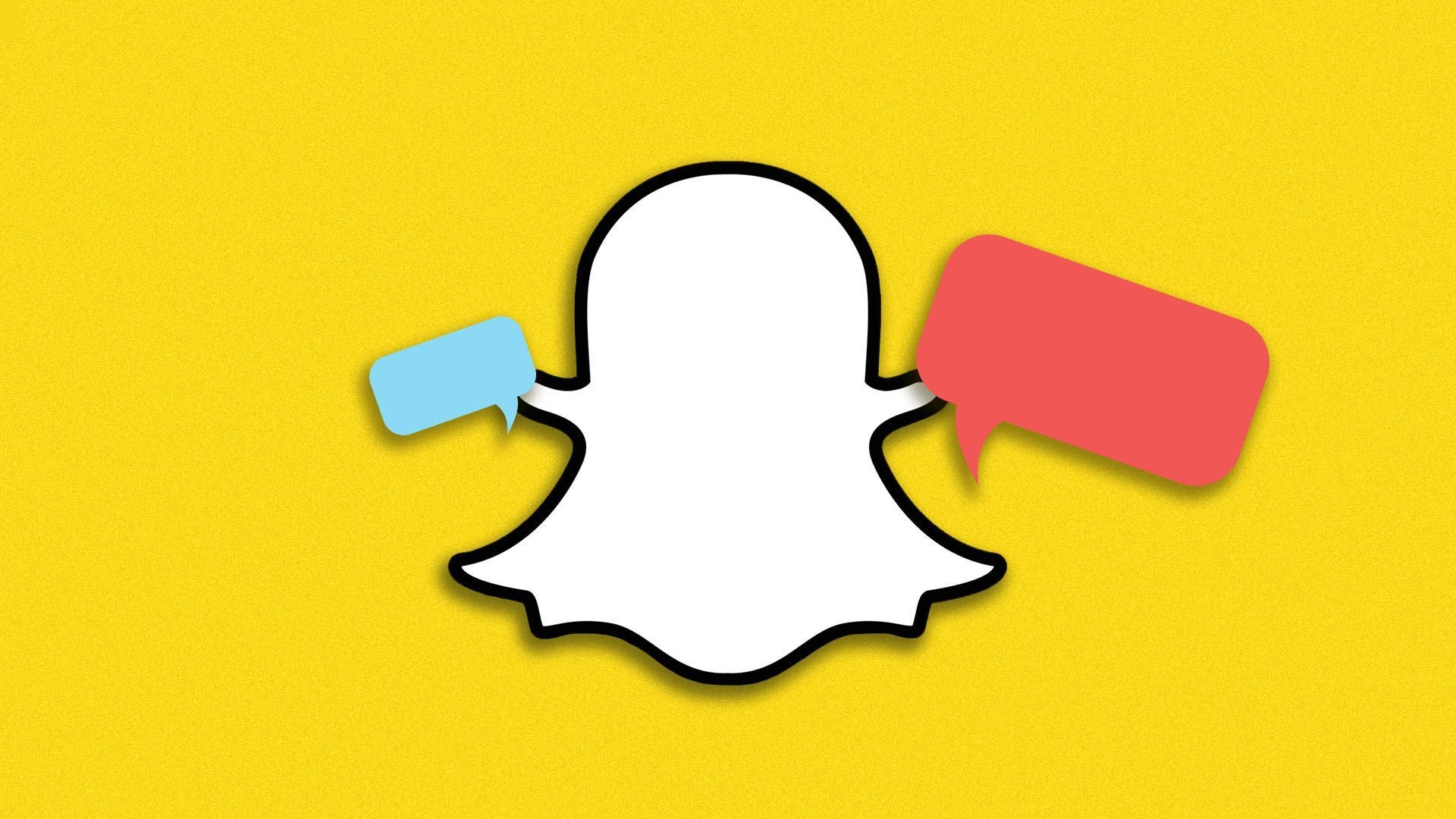 snapchat messages logo